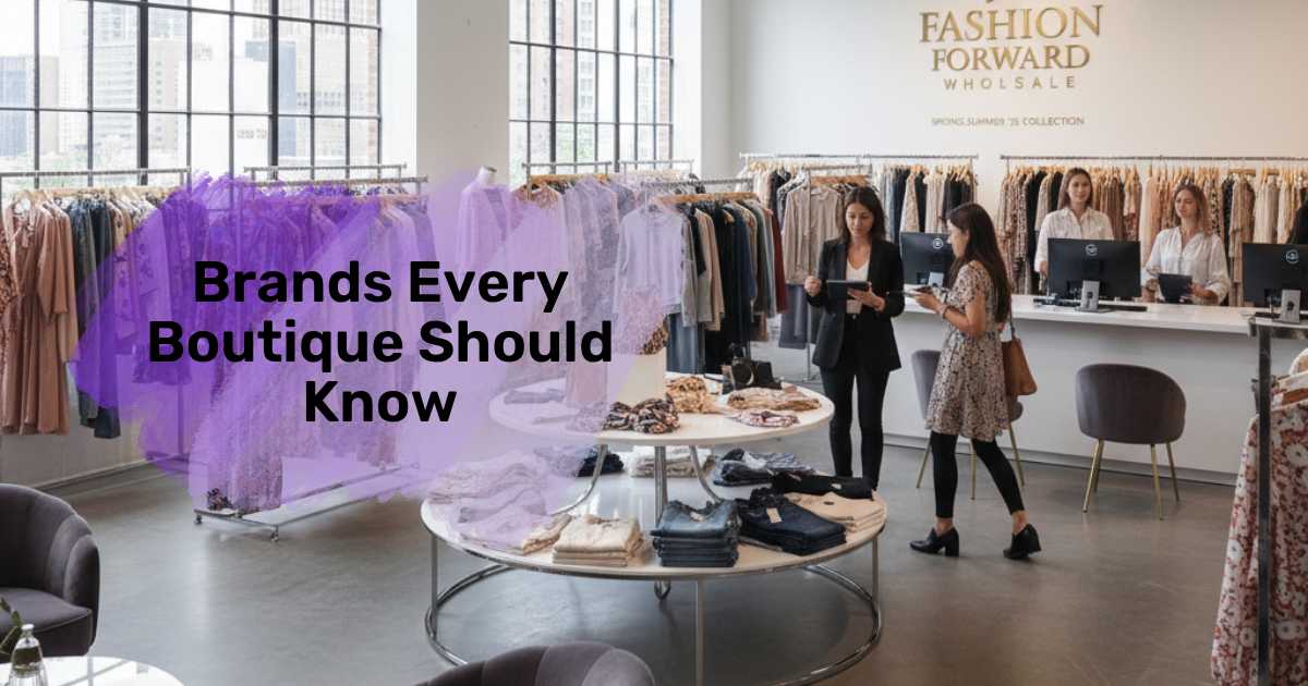 Wholesale Clothing Brands Boutique Owners Should Know